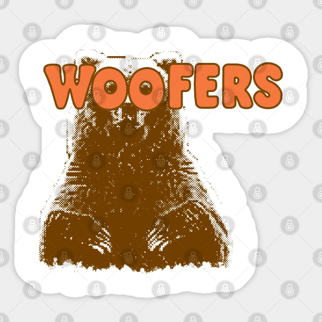 Woofers Sticker by ArtDiggs
